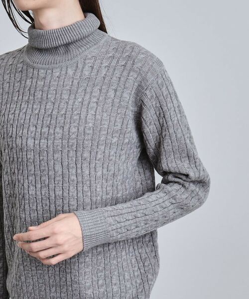 tk.TAKEO KIKUCHI / ティーケー タケオキクチ ニット・セーター | ケーブルタートルニット | 詳細21