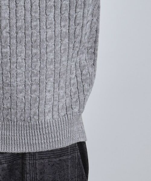 tk.TAKEO KIKUCHI / ティーケー タケオキクチ ニット・セーター | ケーブルタートルニット | 詳細22