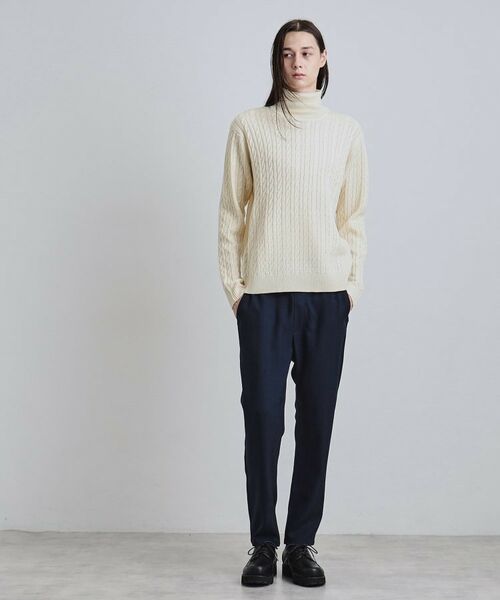 tk.TAKEO KIKUCHI / ティーケー タケオキクチ ニット・セーター | ケーブルタートルニット | 詳細3