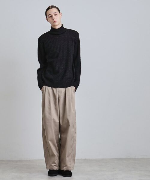 tk.TAKEO KIKUCHI / ティーケー タケオキクチ ニット・セーター | ケーブルタートルニット | 詳細6
