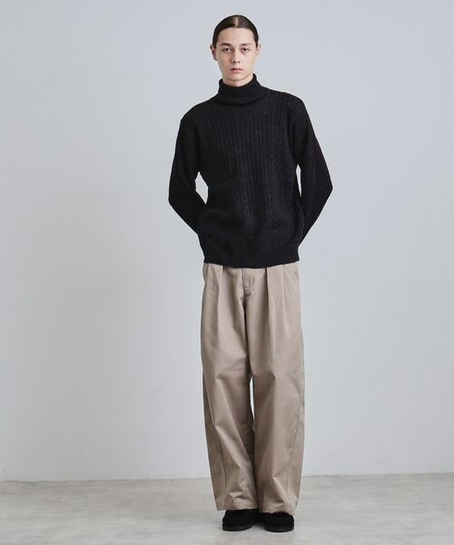 tk.TAKEO KIKUCHI / ティーケー タケオキクチ ニット・セーター | ケーブルタートルニット | 詳細7