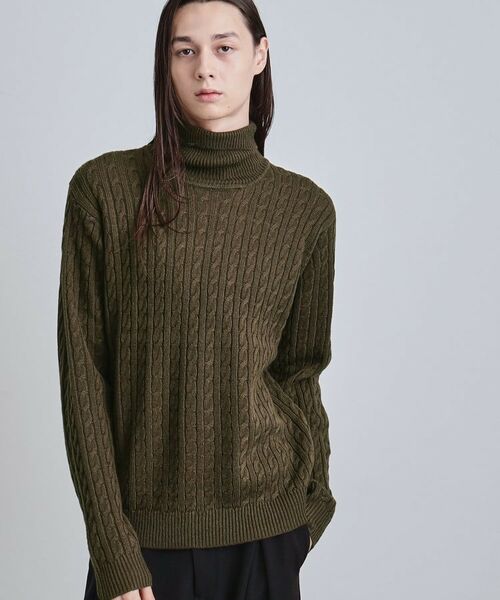 tk.TAKEO KIKUCHI / ティーケー タケオキクチ ニット・セーター | ケーブルタートルニット | 詳細9