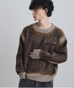 tk.TAKEO KIKUCHI / ティーケー タケオキクチ ニット・セーター | グラデーションニット