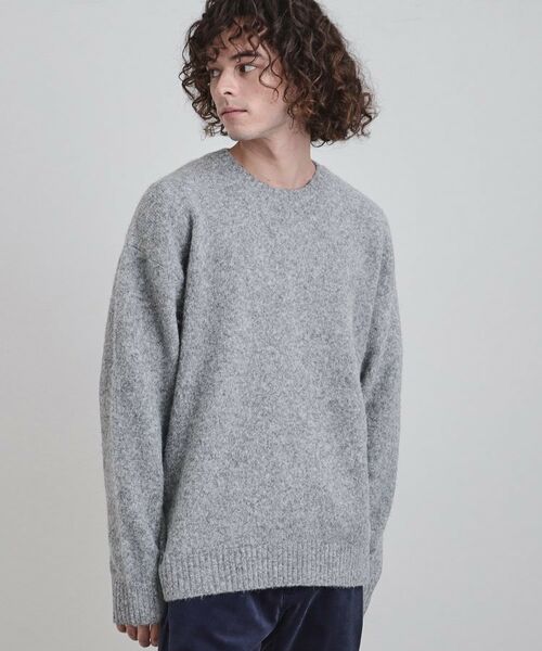 tk.TAKEO KIKUCHI / ティーケー タケオキクチ ニット・セーター | シャギープルオーバーニット | 詳細1
