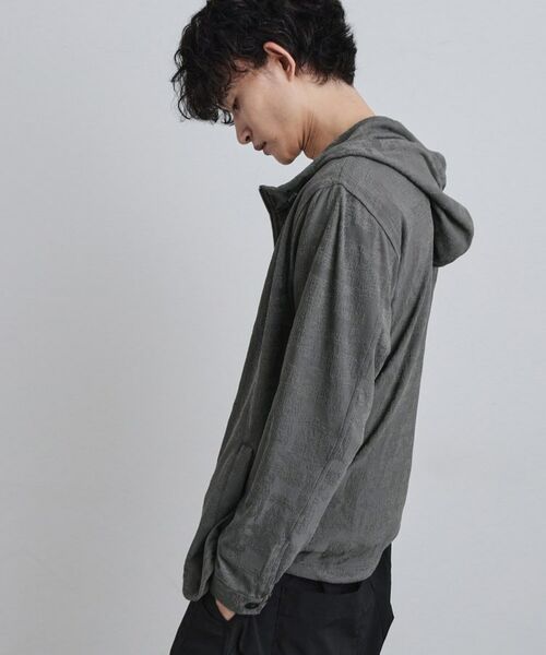 tk.TAKEO KIKUCHI / ティーケー タケオキクチ パーカー | ジャカードジップパーカー | 詳細1