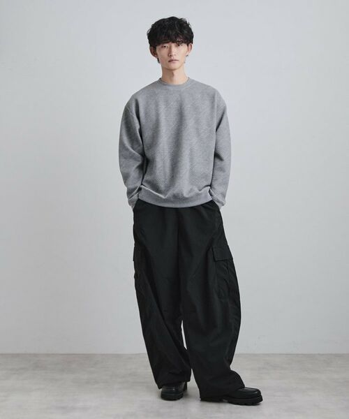 tk.TAKEO KIKUCHI / ティーケー タケオキクチ カットソー | 膨れジャカードクルーカットソー | 詳細14