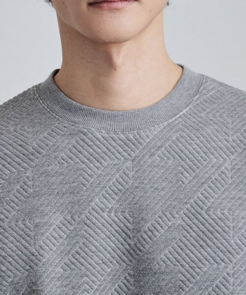 tk.TAKEO KIKUCHI / ティーケー タケオキクチ カットソー | 膨れジャカードクルーカットソー | 詳細20