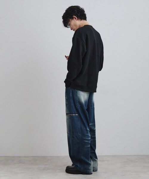 tk.TAKEO KIKUCHI / ティーケー タケオキクチ カットソー | 膨れジャカードクルーカットソー | 詳細7