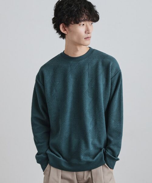 tk.TAKEO KIKUCHI / ティーケー タケオキクチ カットソー | 膨れジャカードクルーカットソー | 詳細9