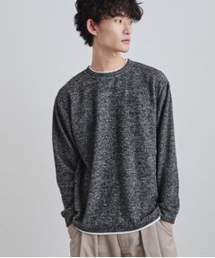 tk.TAKEO KIKUCHI / ティーケー タケオキクチ カットソー | フェイクレイヤードニットソー