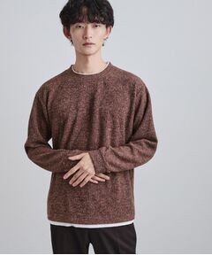 tk.TAKEO KIKUCHI / ティーケー タケオキクチ カットソー | フェイクレイヤードニットソー