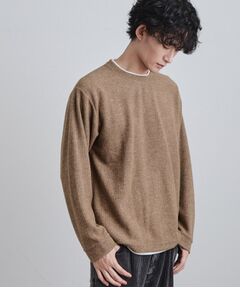 tk.TAKEO KIKUCHI / ティーケー タケオキクチ カットソー | フェイクレイヤードニットソー