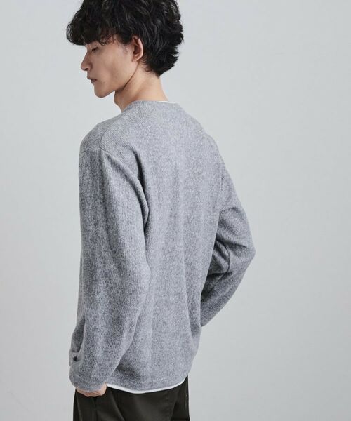 tk.TAKEO KIKUCHI / ティーケー タケオキクチ カットソー | フェイクレイヤードニットソー | 詳細1