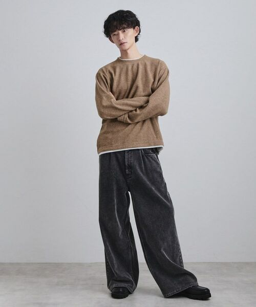 tk.TAKEO KIKUCHI / ティーケー タケオキクチ カットソー | フェイクレイヤードニットソー | 詳細15