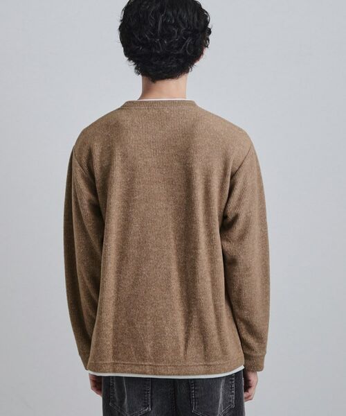 tk.TAKEO KIKUCHI / ティーケー タケオキクチ カットソー | フェイクレイヤードニットソー | 詳細19