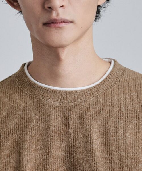 tk.TAKEO KIKUCHI / ティーケー タケオキクチ カットソー | フェイクレイヤードニットソー | 詳細20