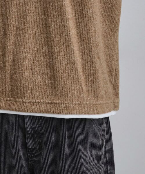 tk.TAKEO KIKUCHI / ティーケー タケオキクチ カットソー | フェイクレイヤードニットソー | 詳細22
