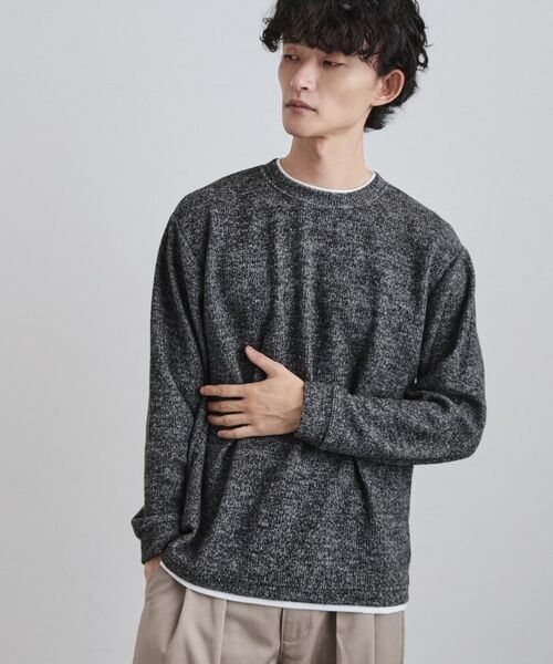 tk.TAKEO KIKUCHI / ティーケー タケオキクチ カットソー | フェイクレイヤードニットソー | 詳細5