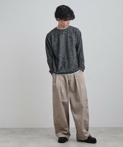 tk.TAKEO KIKUCHI / ティーケー タケオキクチ カットソー | フェイクレイヤードニットソー | 詳細7
