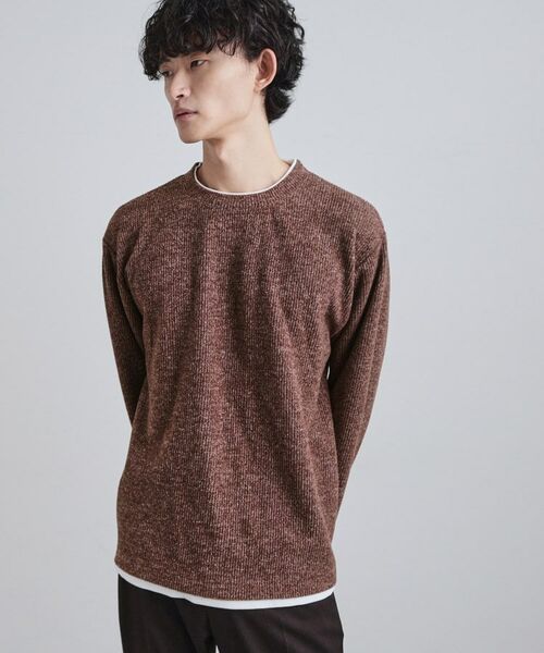 tk.TAKEO KIKUCHI / ティーケー タケオキクチ カットソー | フェイクレイヤードニットソー | 詳細9
