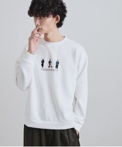 tk.TAKEO KIKUCHI / ティーケー タケオキクチ スウェット | ピープル刺繍スウェット