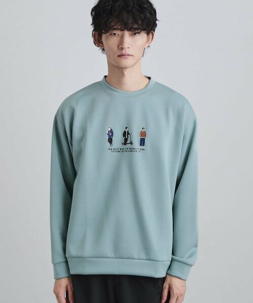 tk.TAKEO KIKUCHI / ティーケー タケオキクチ スウェット | ピープル刺繍スウェット | 詳細13