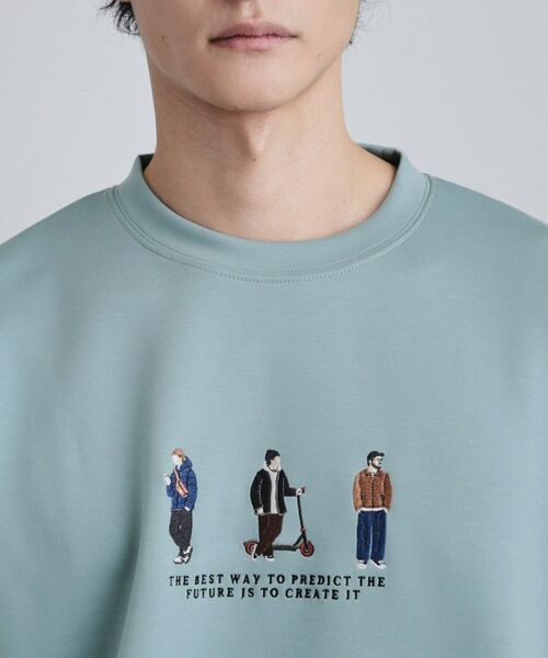 tk.TAKEO KIKUCHI / ティーケー タケオキクチ スウェット | ピープル刺繍スウェット | 詳細16