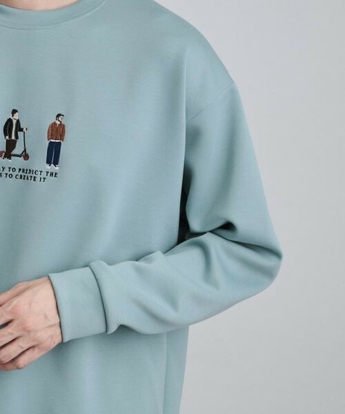 tk.TAKEO KIKUCHI / ティーケー タケオキクチ スウェット | ピープル刺繍スウェット | 詳細17