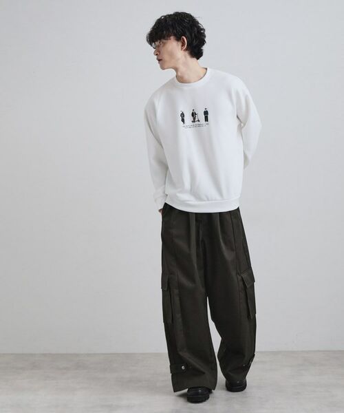 tk.TAKEO KIKUCHI / ティーケー タケオキクチ スウェット | ピープル刺繍スウェット | 詳細3