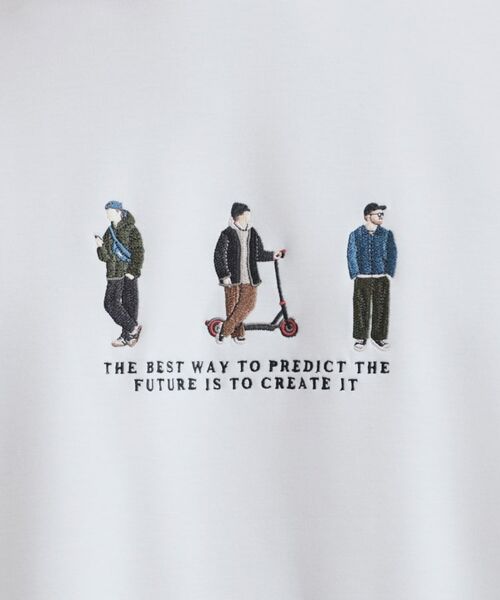 tk.TAKEO KIKUCHI / ティーケー タケオキクチ スウェット | ピープル刺繍スウェット | 詳細4