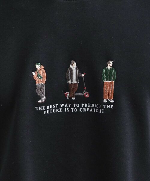 tk.TAKEO KIKUCHI / ティーケー タケオキクチ スウェット | ピープル刺繍スウェット | 詳細8