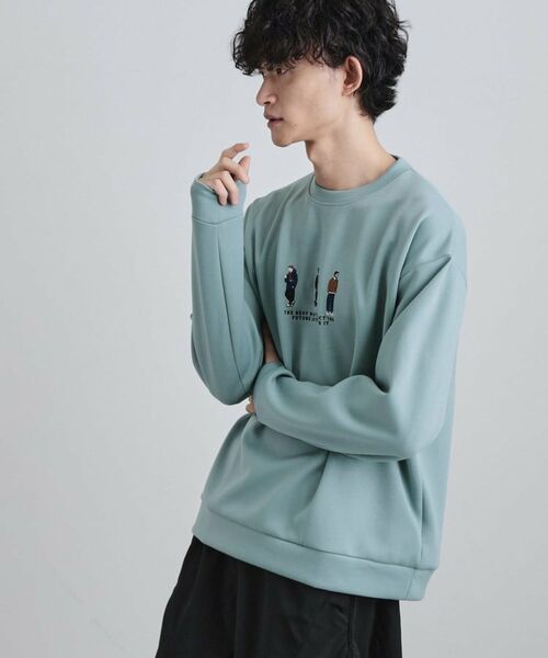 tk.TAKEO KIKUCHI / ティーケー タケオキクチ スウェット | ピープル刺繍スウェット | 詳細9