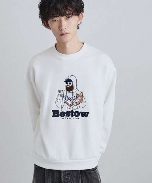 tk.TAKEO KIKUCHI / ティーケー タケオキクチ スウェット | ヒゲサガラスウェット | 詳細1