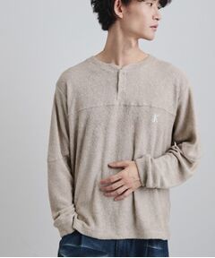 tk.TAKEO KIKUCHI / ティーケー タケオキクチ カットソー | モールヘンリーネックカットソー