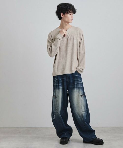 tk.TAKEO KIKUCHI / ティーケー タケオキクチ カットソー | モールヘンリーネックカットソー | 詳細10