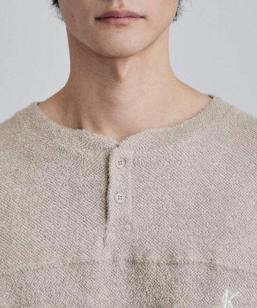 tk.TAKEO KIKUCHI / ティーケー タケオキクチ カットソー | モールヘンリーネックカットソー | 詳細16