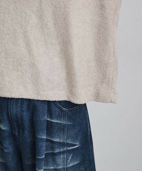 tk.TAKEO KIKUCHI / ティーケー タケオキクチ カットソー | モールヘンリーネックカットソー | 詳細18