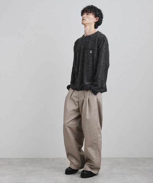 tk.TAKEO KIKUCHI / ティーケー タケオキクチ カットソー | モールヘンリーネックカットソー | 詳細3