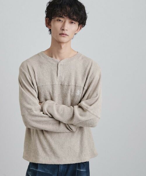 tk.TAKEO KIKUCHI / ティーケー タケオキクチ カットソー | モールヘンリーネックカットソー | 詳細9