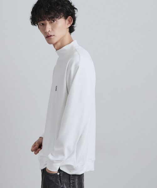 tk.TAKEO KIKUCHI / ティーケー タケオキクチ カットソー | モイスチャースムースモックネックカットソー | 詳細1