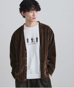 tk.TAKEO KIKUCHI / ティーケー タケオキクチ カーディガン・ボレロ | モールニットソーVカーディガン