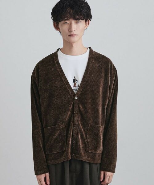 tk.TAKEO KIKUCHI / ティーケー タケオキクチ カーディガン・ボレロ | モールニットソーVカーディガン | 詳細13