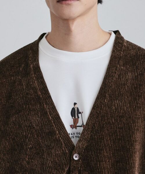 tk.TAKEO KIKUCHI / ティーケー タケオキクチ カーディガン・ボレロ | モールニットソーVカーディガン | 詳細16