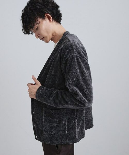 tk.TAKEO KIKUCHI / ティーケー タケオキクチ カーディガン・ボレロ | モールニットソーVカーディガン | 詳細5