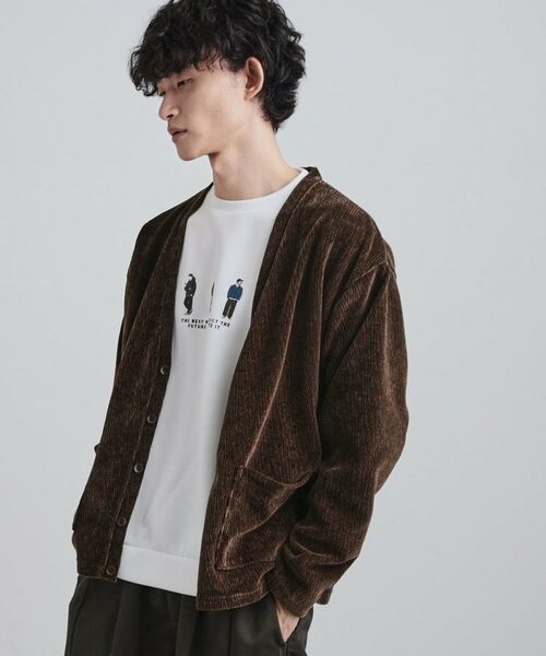 tk.TAKEO KIKUCHI / ティーケー タケオキクチ カーディガン・ボレロ | モールニットソーVカーディガン | 詳細9