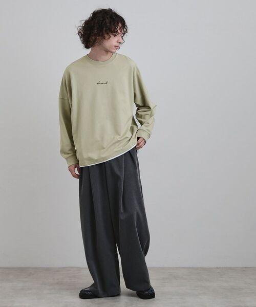 tk.TAKEO KIKUCHI / ティーケー タケオキクチ カットソー | ドルマンレイヤードスウェット | 詳細11