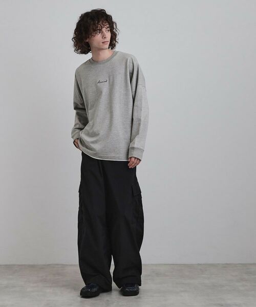 tk.TAKEO KIKUCHI / ティーケー タケオキクチ カットソー | ドルマンレイヤードスウェット | 詳細14