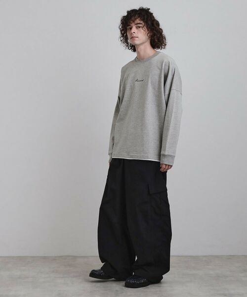 tk.TAKEO KIKUCHI / ティーケー タケオキクチ カットソー | ドルマンレイヤードスウェット | 詳細15