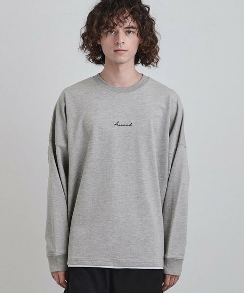 tk.TAKEO KIKUCHI / ティーケー タケオキクチ カットソー | ドルマンレイヤードスウェット | 詳細17