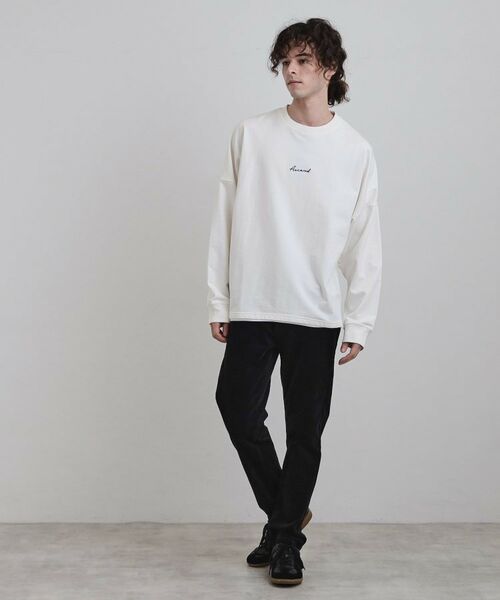 tk.TAKEO KIKUCHI / ティーケー タケオキクチ カットソー | ドルマンレイヤードスウェット | 詳細3